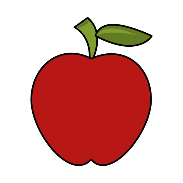 Symbolbild Apfelfrucht — Stockvektor