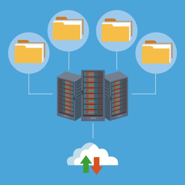 Veri merkezi teknoloji simgeleri