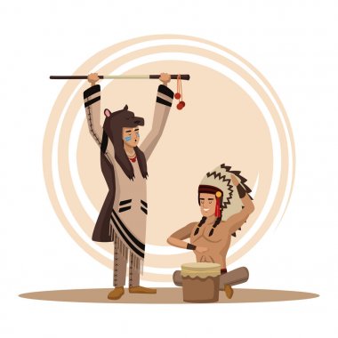 Amerikan yerlileri çizgi film