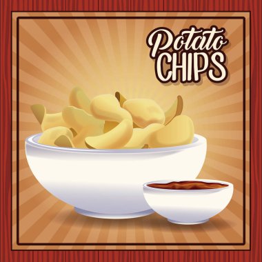 Patates cipsi çerçeve