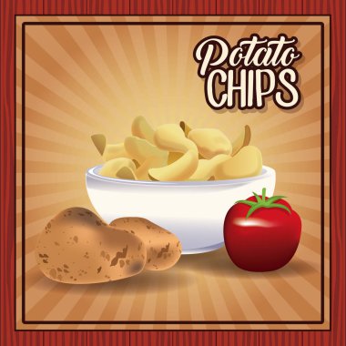 Patates cipsi çerçeve
