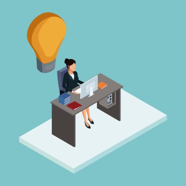 İzometrik iş avatarları