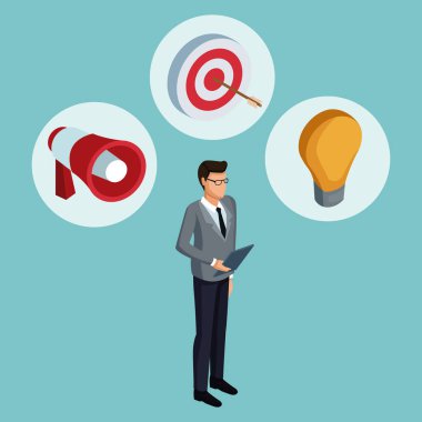 İzometrik iş avatarları