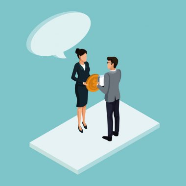 İzometrik iş avatarları