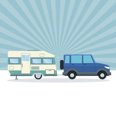 Karavan römork ile SUV