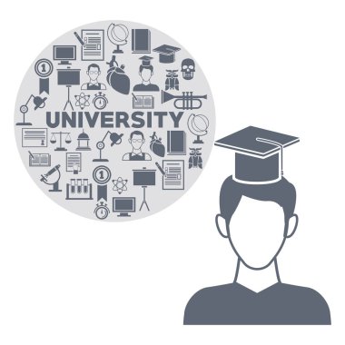 Üniversite Icons set