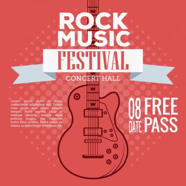 Rock musica festival el ilanı