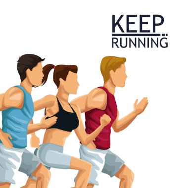 İnsanlar çalışan yaşam tarzı