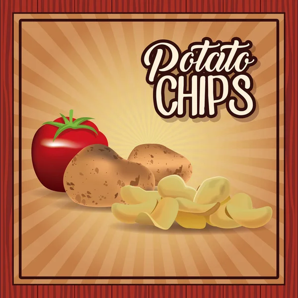 Patates cipsi çerçeve