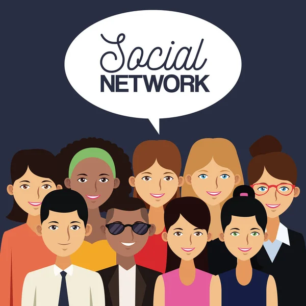 Sosyal ağ simgeleri — Stok Vektör