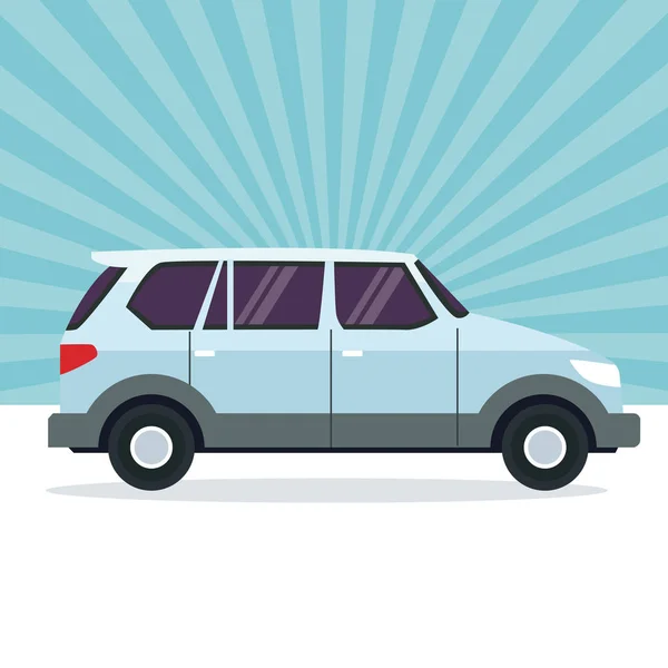 Transportul vehiculelor Suv — Vector de stoc