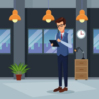 iş insanlar karikatür