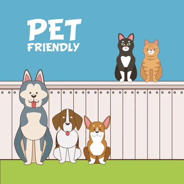 Pet friendly cartoon