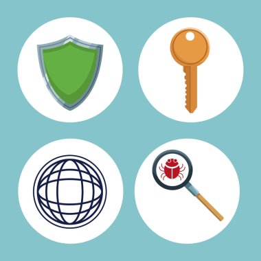 siber güvenlik simgeleri