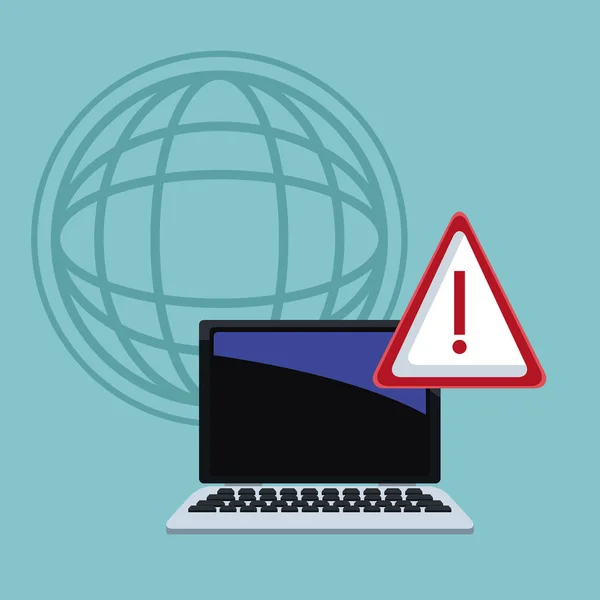 Iconos de seguridad cibernética — Vector de stock