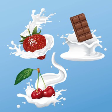 Çikolata ve çilek el ilanı