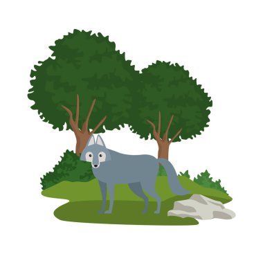 Orman hayvanlar karikatür