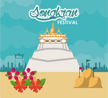 Songkran festivali tasarımı