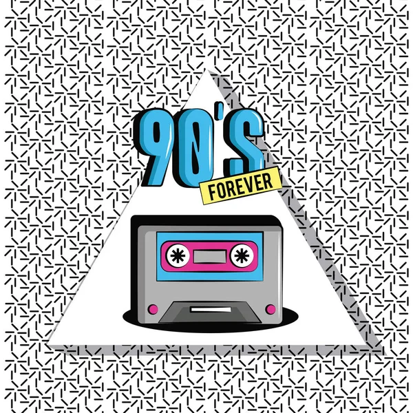 90s forever design — Stockový vektor