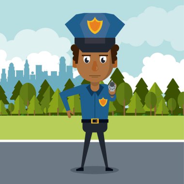 Polis, şehir çizgi film