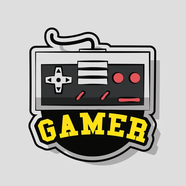 Tecnologia de gamepad Gamer —  Vetores de Stock