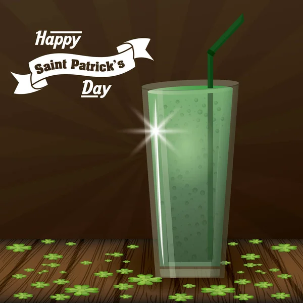 Saint patricks dagen kaart — Stockvector