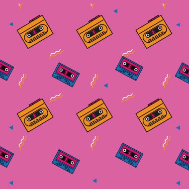 80s arka plan stili