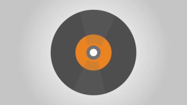 Vinil kulaklık smartwatch müzik oyuncu simgeleri radyo