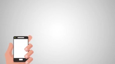 Smartphone Hd animasyon tarafından para transfer