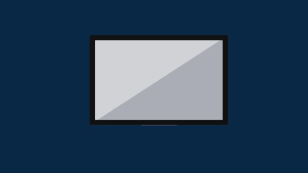 Statistiques de l'écran d'ordinateur animation HD 