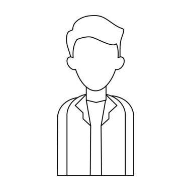 İşadamı meçhul profili