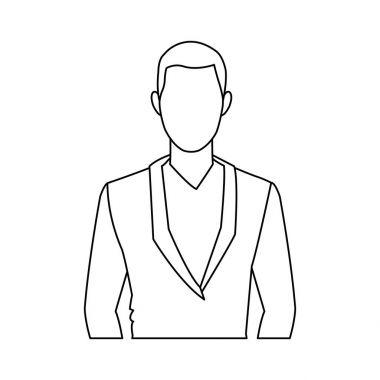 İşadamı meçhul profili