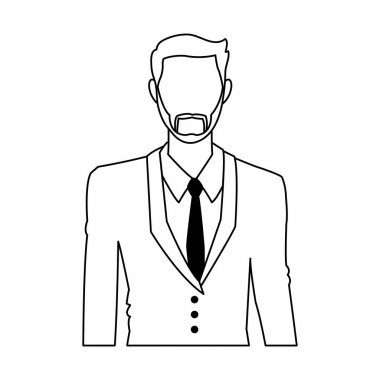 İşadamı meçhul profili