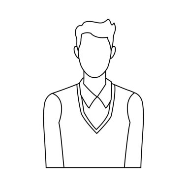 İşadamı meçhul profili