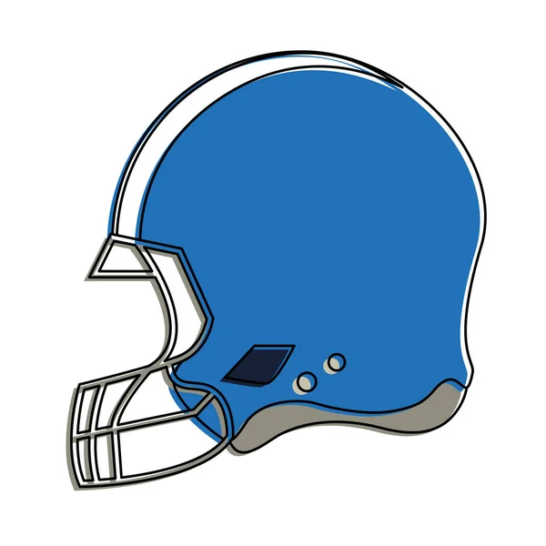 Helmet american football — Stock Vector