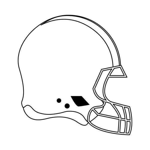 Helm American Football — Stockvektor