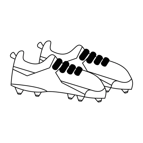 Chaussures de sport football — Image vectorielle