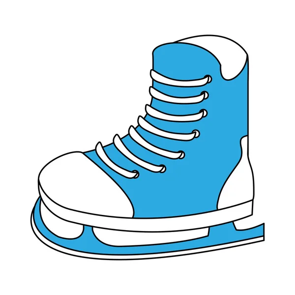 Équipement de patin à glace — Image vectorielle