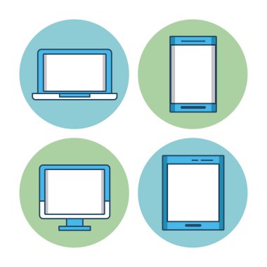 Dizüstü smartphone pc ve tablet