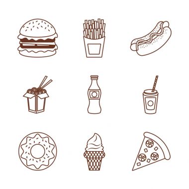 Fast Food simgeleri
