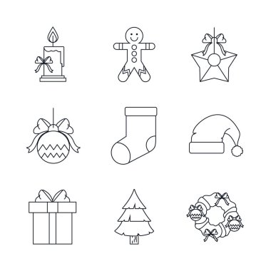 Noel Dekoratif simgeler