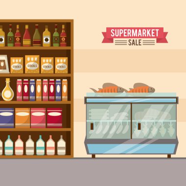 Süpermarket satış standı