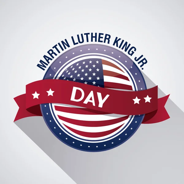 Martin Luther King JR día — Vector de stock