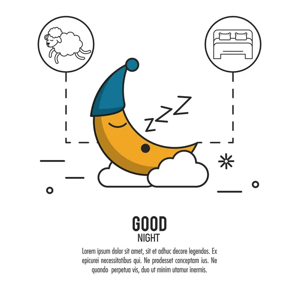 Sweet dreams and good sleep infographic