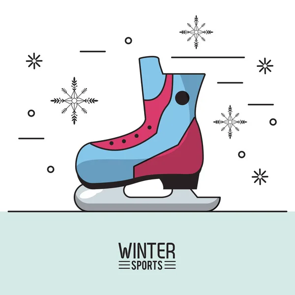 Deportes extremos de invierno — Vector de stock