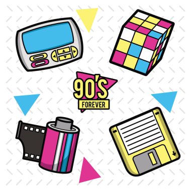 90'lı yılların sonsuza dek Tasarla