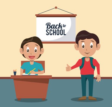 geri okul çizgi film