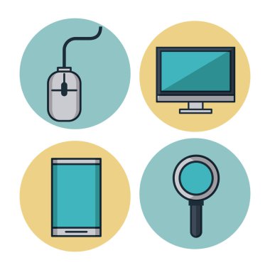 Yaratıcı süreç Icons set