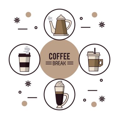 Kahve içecek Infographic