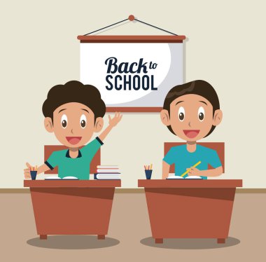 geri okul çizgi film